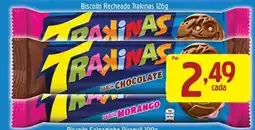 Supermercados Guanabara Traxinas sabor chocolate oferta