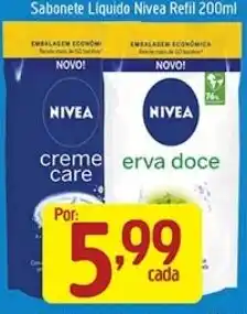 Supermercados Guanabara Sabonete Líquido Nivea Refil oferta