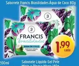 Supermercados Guanabara Sabonete Francis Brasilidades Água de Coco oferta