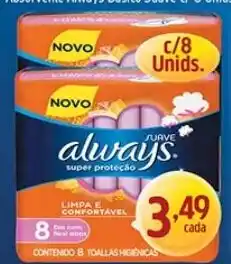 Supermercados Guanabara Always super proteção oferta