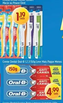 Supermercados Guanabara Creme Dental Oral-B 1.2.3 150g oferta