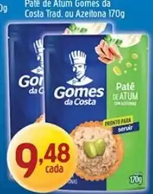 Supermercados Guanabara Patê de Atum Gomes da Costa Trad. ou Azeltona oferta