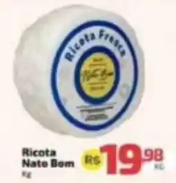 Supermercado Jacomar Ricota fresca nato bom oferta