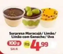 Supermercado Jacomar Surpresa Maracujá/ Limão/ Limão com Ganache/ Uva oferta