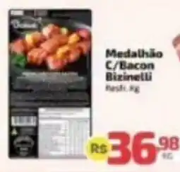 Supermercado Jacomar Medalhão C/Bacon Bizinelli oferta