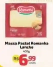 Supermercado Jacomar Massa pastel romanha lanche oferta