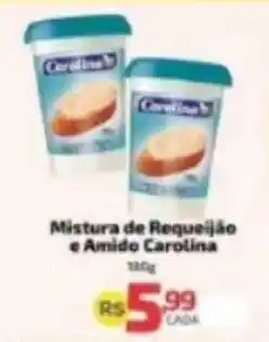 Supermercado Jacomar Mistura de Requeijão e Amido Carolina oferta