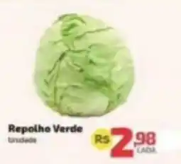 Supermercado Jacomar Repolho Verde oferta