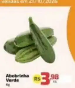 Supermercado Jacomar Abobrinha Verde oferta