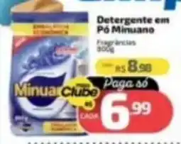 Supermercado Jacomar Detergente em Pó Minuano oferta