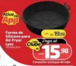 Supermercado Jacomar Forma de Silicone para Air Fryer Lyor oferta