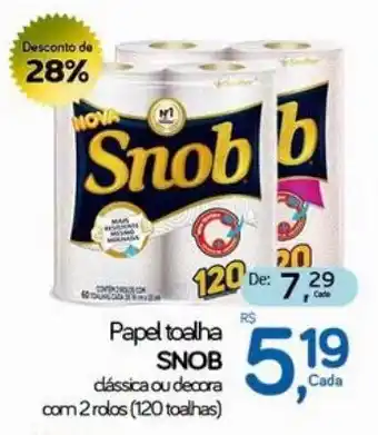 Papel toalha snob clássica ou decora