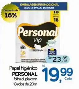 Cometa Supermercados Papel higienico personal folha dupla oferta