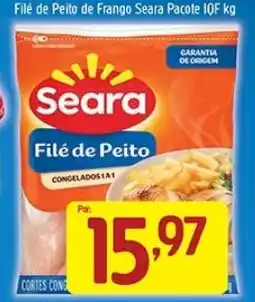 Supermercados Guanabara Filé de Peito de Frango Seara oferta