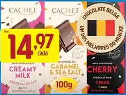 Supermercados Guanabara Cachet creamy milk oferta