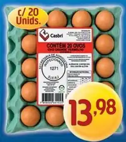 Supermercados Guanabara Ovos casbrí oferta