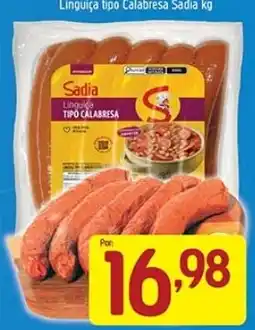 Supermercados Guanabara Linguiça tipo calabresa sadia oferta