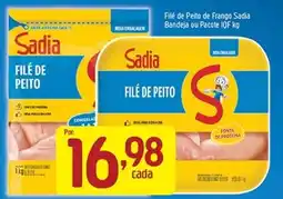 Supermercados Guanabara Filé de peito de frango sadia oferta