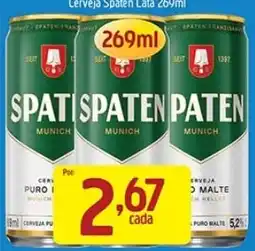 Supermercados Guanabara Cerveja spaten lata oferta