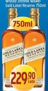 Supermercados Guanabara Whisky Johnnie Walker Gold Label Reserve oferta