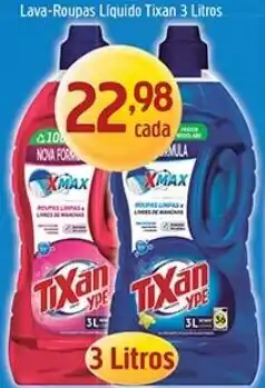 Supermercados Guanabara Lava-Roupas Líquido Tixan 3 Litros oferta