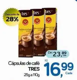 Cometa Supermercados Cápsulas de café TRES oferta