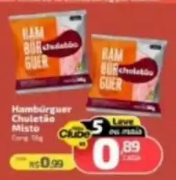 Supermercado Jacomar Hambúrguer Chuleteão Misto oferta