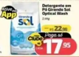 Supermercado Jacomar Detergente em Pó Girando Sol Optical Wash oferta