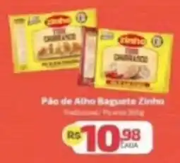 Supermercado Jacomar Pão de Alho Baguete Zinho oferta