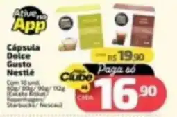 Supermercado Jacomar Cápsula Dolce Gusto Nestlé oferta