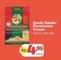 Supermercado Jacomar Queijo Ralado Parmissima Grosso oferta