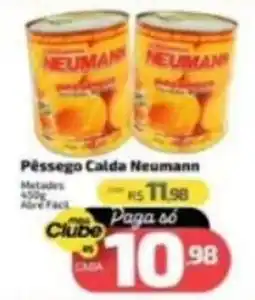 Supermercado Jacomar Pêssego Calda Neumann oferta