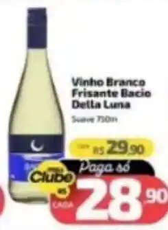 Supermercado Jacomar Vinho Branco Frisante Bacio Della Luna oferta