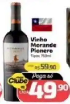 Supermercado Jacomar Vinho Morande Pionero oferta