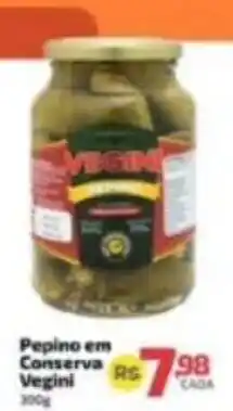 Supermercado Jacomar Pepino em conserva vegini oferta
