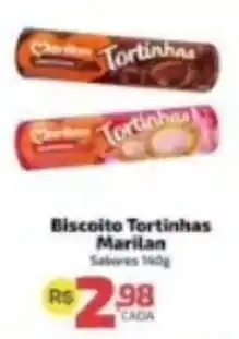 Supermercado Jacomar Biscoito Tortinhas Marilan oferta