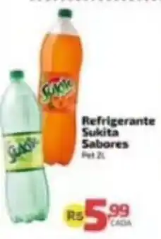 Supermercado Jacomar Refrigerante Sukita Sabores oferta