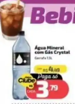 Supermercado Jacomar Água Mineral com Gás Crystal oferta