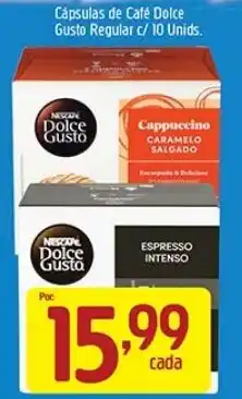 Supermercados Guanabara Cápsulas de Café Dolce Gusto Gusto Regular c/ 10 Unids. oferta
