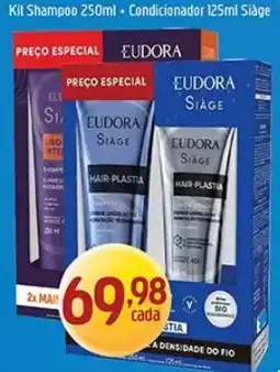 Supermercados Guanabara Kit Shampoo 250ml - Condicionador 125ml Siage oferta