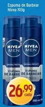 Supermercados Guanabara Espuma de barbear nivea men oferta