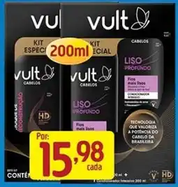 Supermercados Guanabara Vult cabelos liso profundo oferta