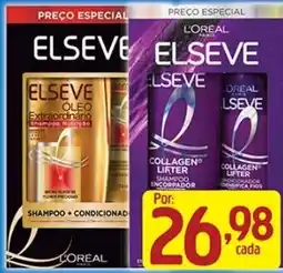 Supermercados Guanabara Elseve oleo extraordinario shampoo + condicionador oferta