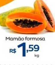 Super Lagoa Mamão Formosa 1kg oferta