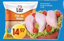 Supermercados Guanabara Filé de Peito de Frango Envelopado Lar kg oferta