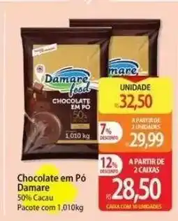 Atacadão Chocolate em Pó Damare oferta