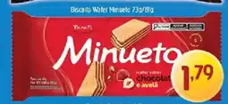 Supermercados Guanabara Biscoito Wafer Minueto 73g/81g oferta