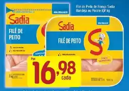 Supermercados Guanabara Filé de peito de frango Sadia oferta