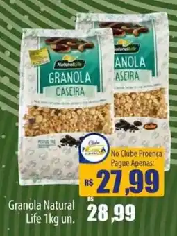 Proença Supermercados Granola natural caseira oferta