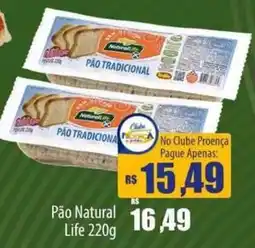 Proença Supermercados Pão Natural Life oferta